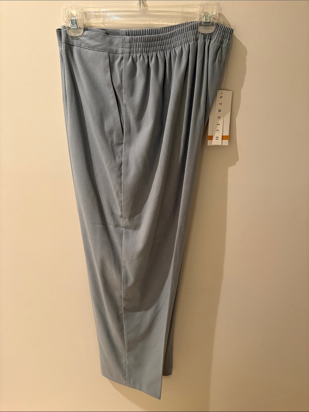 Alfred Dunner Light Gray Women's Stretch Trousers